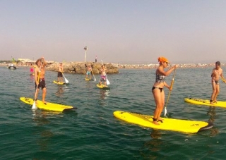  Descoberta do paddle surf em Gruissan 